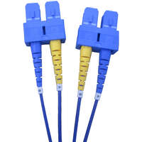 Excel Enbeam OS2 Fibre Optic Patch Lead G.657 SC-SC Singlemode 9/125 DX LS0H Blue 1 m